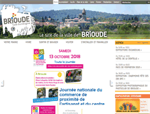 Tablet Screenshot of brioude.fr